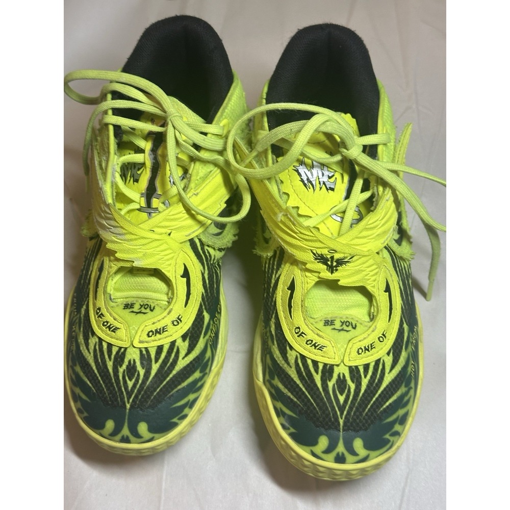 Puma X Lamelo Ball MB.05 Shoes Size 3C Youth Athletic Yellow Black 312217-01